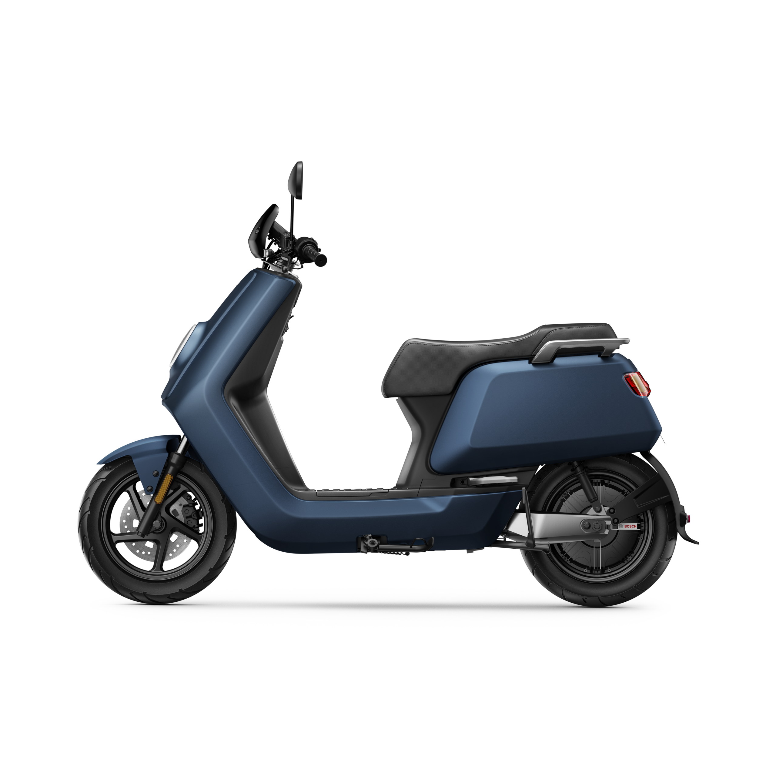 NIU FQi 500 Blau – Seitenansicht von links 90 Grad