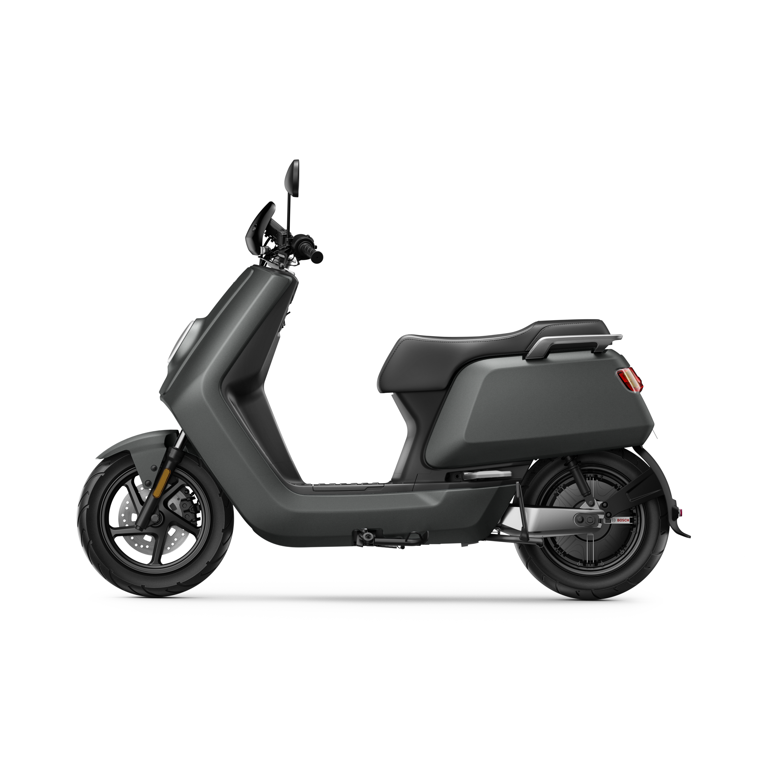 NIU FQi 500 Matt Grau – Seitenansicht von links 90 Grad