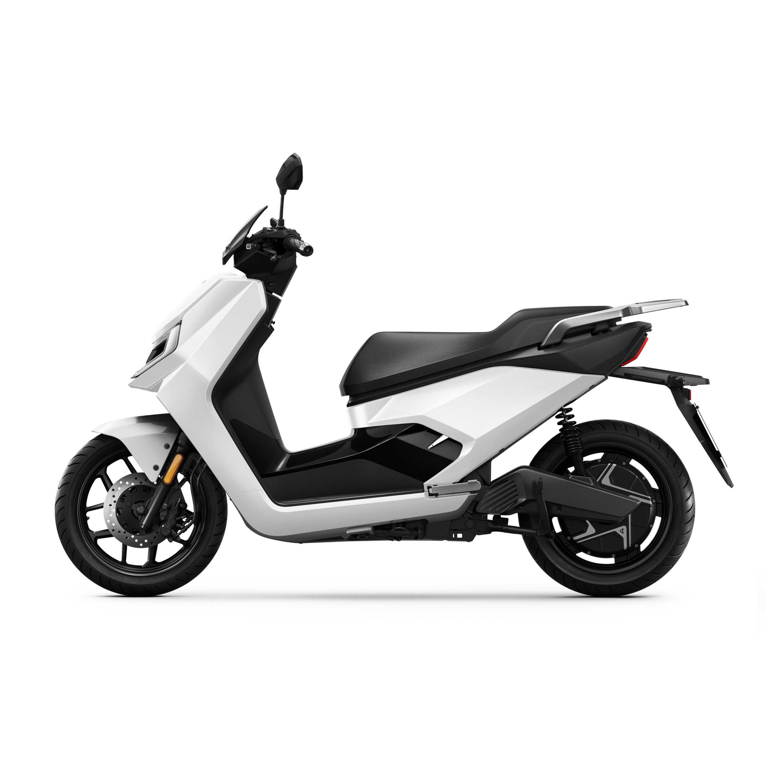 NIU FQi 500 Grau – Seitenansicht von links (90°)