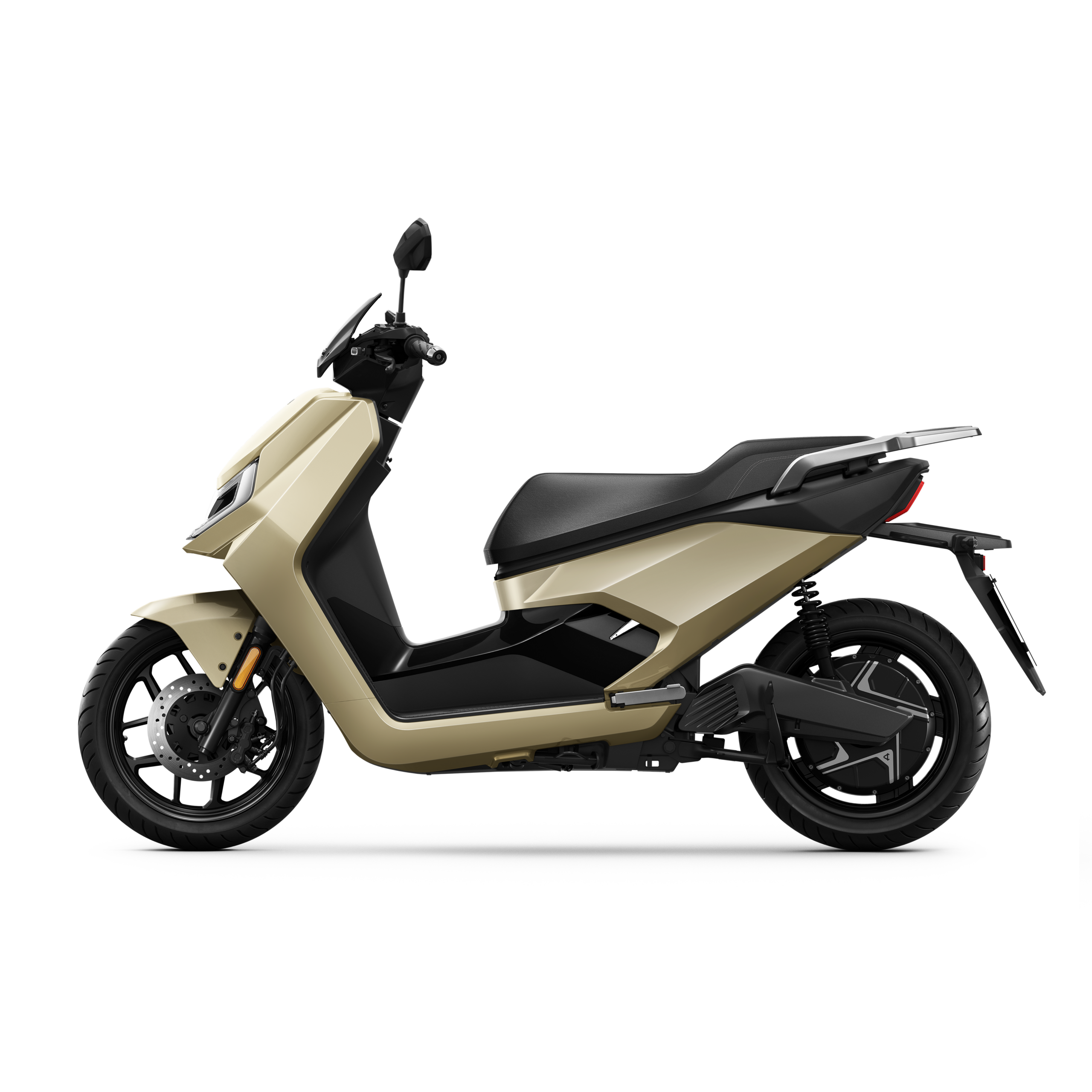 NIU FQi 500 Orange – Seitenansicht von links (90°)
